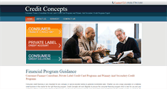 Desktop Screenshot of credit-concepts.net